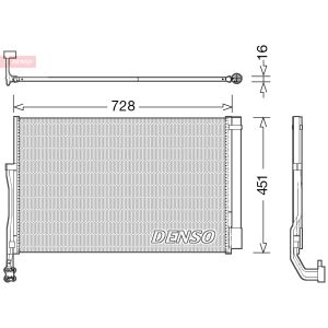 Kondensator, Klimaanlage DENSO DCN02007