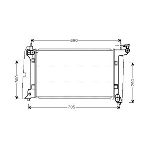 Motorkühler AVA COOLING TO2302