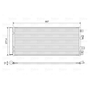 Condensator, airconditioning VALEO 822575