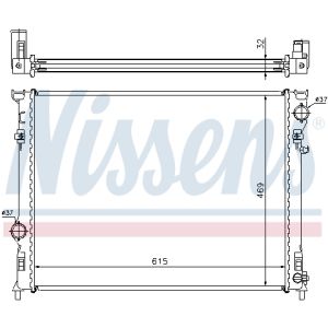 Radiateur NISSENS 61014A