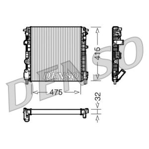 Arrefecedor do motor DENSO DRM23015