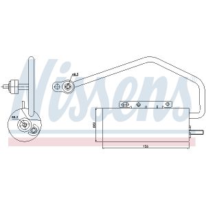 Droger, airconditioning NISSENS 95447