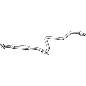 Mittelschalldämpfer BOSAL 283-341