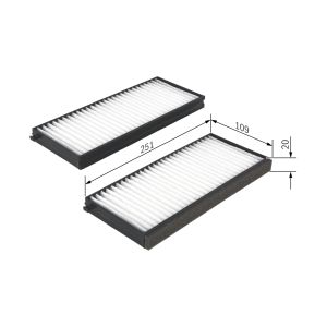 Innenraumfilter BOSCH 1 987 432 260