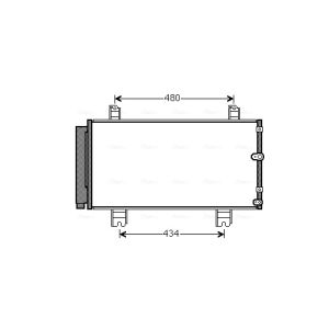 Kondensator, Klimaanlage AVA COOLING TO5572D