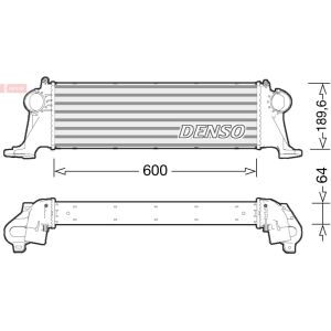 Intercooler DENSO DIT12004