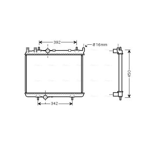 Arrefecedor do motor AVA COOLING PEA2263