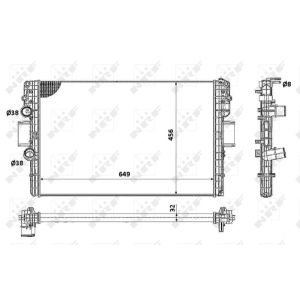 Radiatore, raffreddamento motore NRF 58361