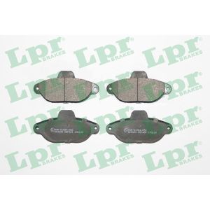 Set di pastiglie freno LPR LPR05P464, fronte