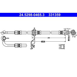 Bremsschlauch ATE 24.5298-0465.3