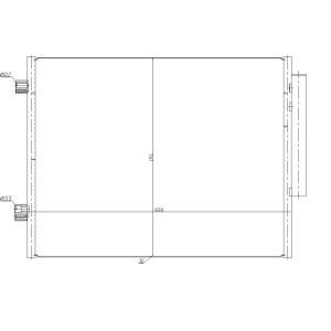 Condensador, aire acondicionado EASY FIT NRF 350458