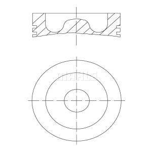 Mäntä MAHLE 061 PI 00129 000