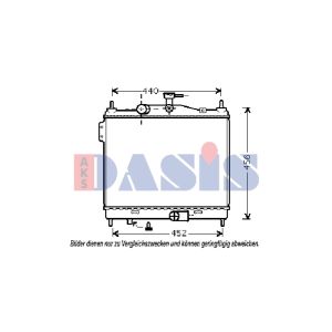 Motorkühler AKS DASIS 560057N