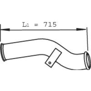 Tubo di scarico DINEX 21297