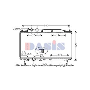 Motorkühler AKS DASIS 100068N