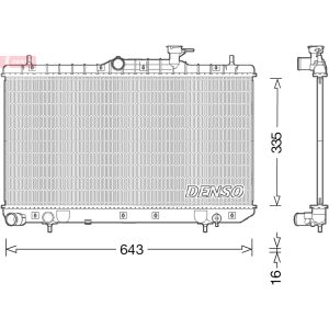 Arrefecedor do motor DENSO DRM41014