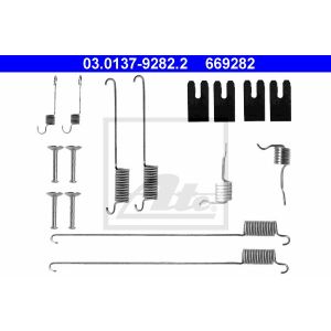 Toebehorenset, remschoenen ATE 03.0137-9282.2