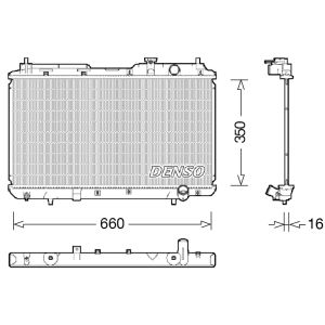 Arrefecedor do motor DENSO DRM40034