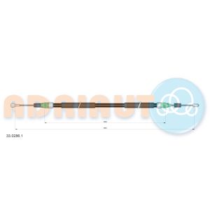 Kabel, parkeerrem ADRIAUTO 33.0286.1