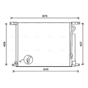 Kondensator, Klimaanlage AVA COOLING DWA5139D AVA