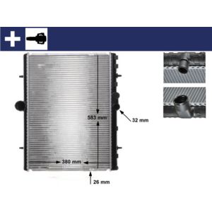 Arrefecedor do motor MAHLE CR 889 000S