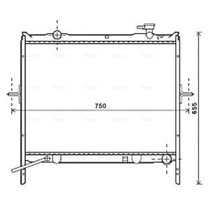 Motorkühler AVA COOLING KA2180