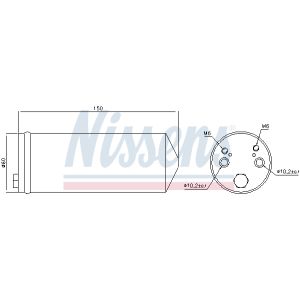 Secador, aire acondicionado NISSENS 95413