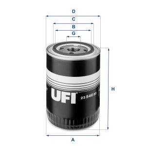 Oliefilter UFI 23.546.00