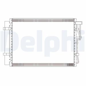 Condensador, sistema de ar condicionado DELPHI CF20303