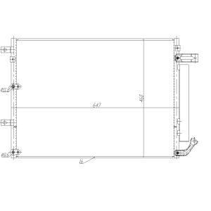 Verflüssiger, Klimaanlage NRF 350485