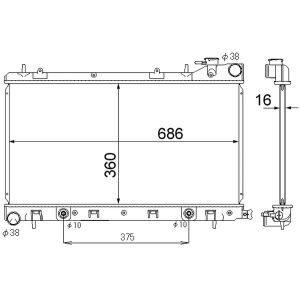 Arrefecedor do motor MAHLE CR 1874 000S