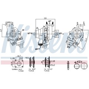 Turbocompresseur NISSENS 93607