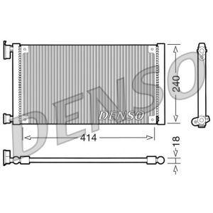 Condensador, sistema de ar condicionado DENSO DCN09120