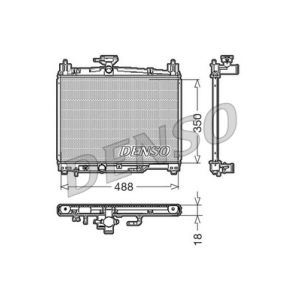 Raffreddatore motore DENSO DRM50002