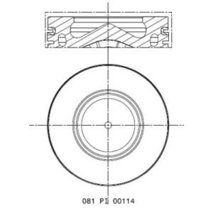 Kolben MAHLE 081 PI 00114 000