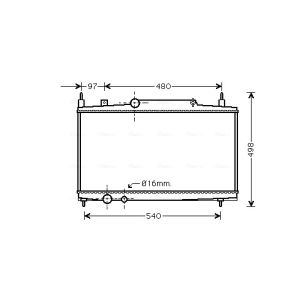 Arrefecedor do motor AVA COOLING PEA2230