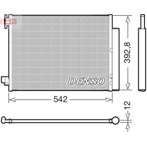 Condensator, airconditioning DENSO DCN37004