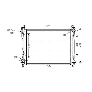 Motorkühler AVA COOLING AI2235