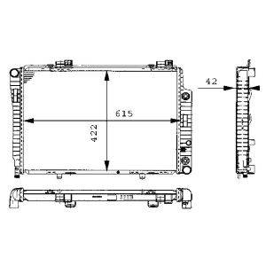 Raffreddatore motore MAHLE CR 248 000S