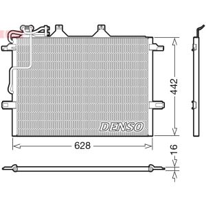 Kondensator, Klimaanlage DENSO DCN17018