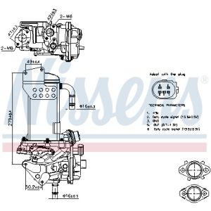 EGR module NISSENS 98325