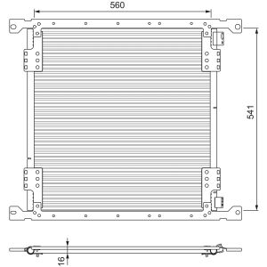 A/C-kondensor VALEO 815088