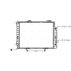 Arrefecedor do motor AVA COOLING MSA2190