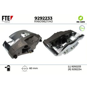 Pinça do travão de disco, traseiro FTE 9292233