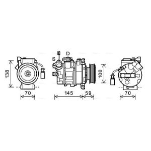 Compressor, ar condicionado AVA COOLING AIAK342