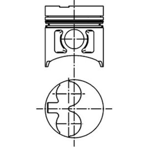 Pistão KOLBENSCHMIDT 40253620