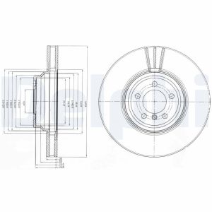Bremsscheibe DELPHI BG9915