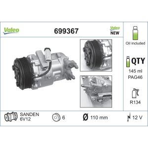 Klimakompressor VALEO 699367