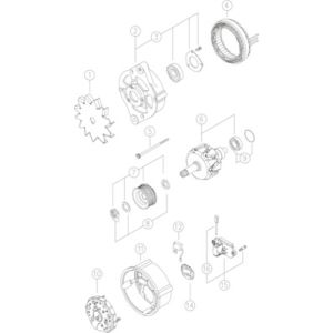 Drehstromgenerator MAHLE MG 165