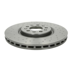 Disco freno BREMBO 0993652X anteriore, gelocht, ventilato, perforato, 1 pezzo